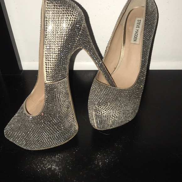 Steve Madden Rhinestone platform Heels - Picture 3 of 7
